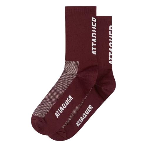 Calcetas Team Burgundy – Attaquer